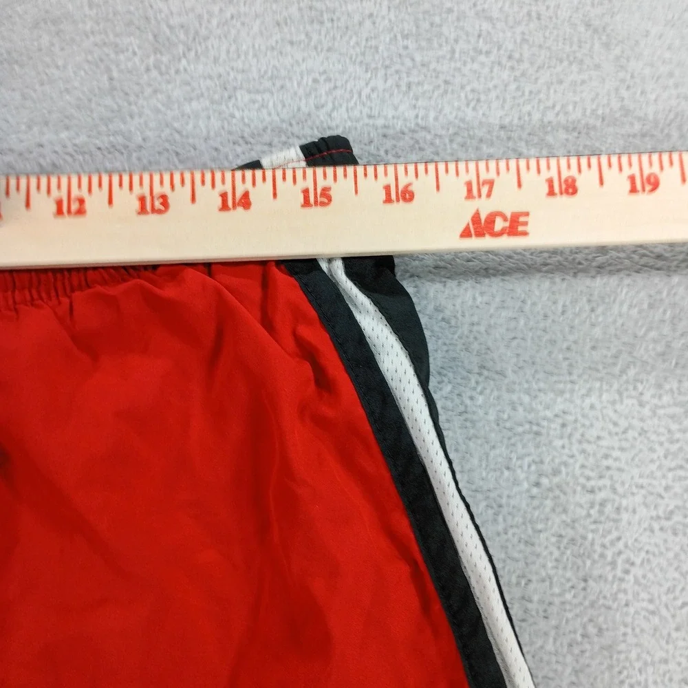 Nike Mens Fit Dry Running Shorts Red Large Built-in Liner Drawstring